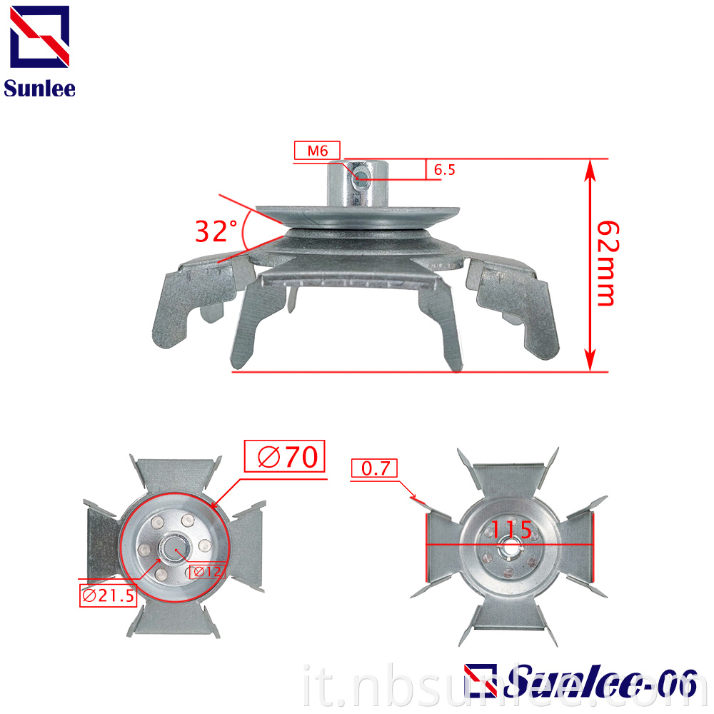 Wind Impeller Pulley